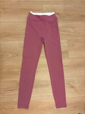 Mauve High-Waist Leggings